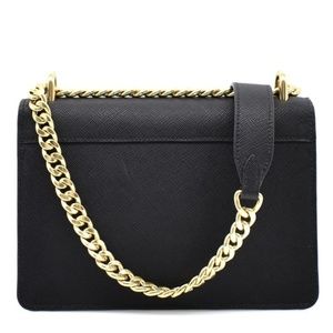 Prada Bags - PRADA Saffiano Soft Chain Shoulder Bag Black Prada Bags - PRADA Saffiano Soft Chain Shoulder Bag Black